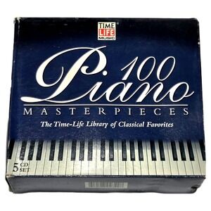 100‎ Piano Masterpieces Time Life Music 5 CD Box Set Classical Favorites R114-24
